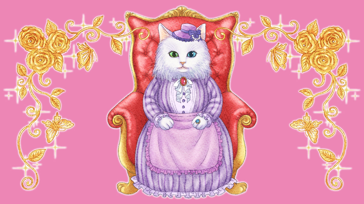 t0s10321様オーダー絵画「三匹の猫と苺パンケーキ」 原画「三匹の猫〜いちごショートケーキでかくれんぼ」猫/アート