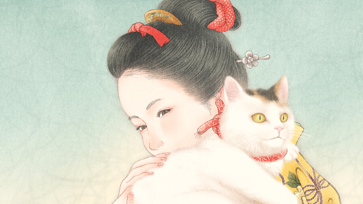 猫をかぶる 〈個人作品〉 | 洵（じゅん/June）| Illustrator – 和風