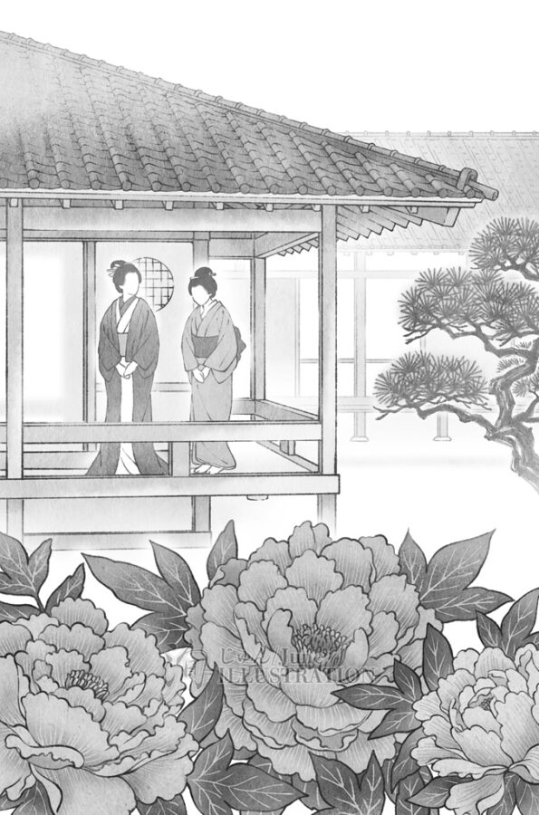 文藝春秋・オール讀物2026年7・8月号：連載第4話「妲己のお百と五人の男」扉絵