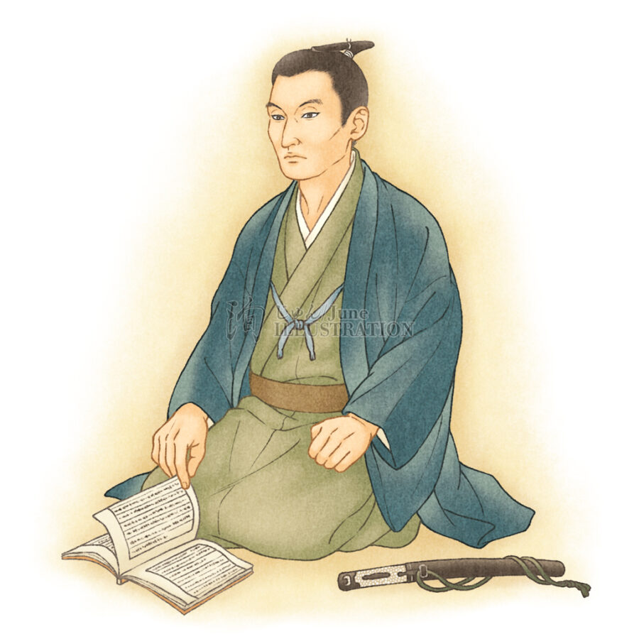 佼成出版社・やくしん2026年1月号『人を植える ―偉人に学ぶ人材育成法―』挿絵:吉田松陰
